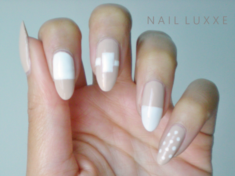 Barry M Lychee White Nails
