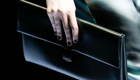 Georgio Armani aw2015 black nails